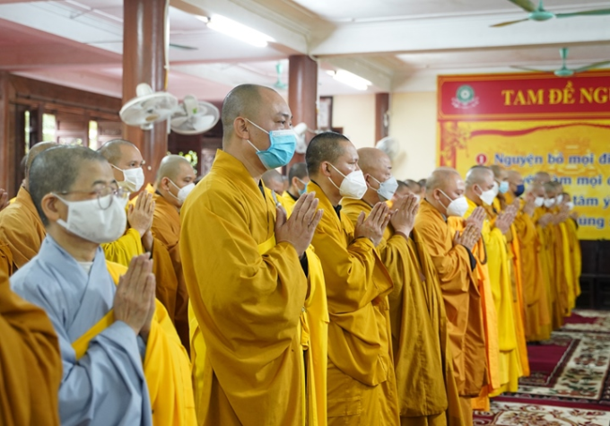 Hà Nội: Sơn môn Tổ đình Bồ Đề gặp mặt đầu xuân Nhâm Dần